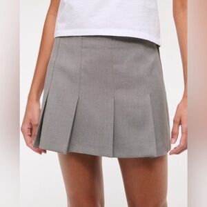 Abercrombie & Fitch Gray Mini Skirt